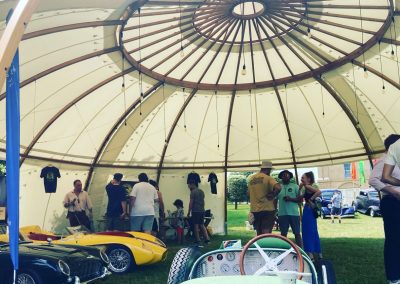 Classic Cars On Display In Serai Tent