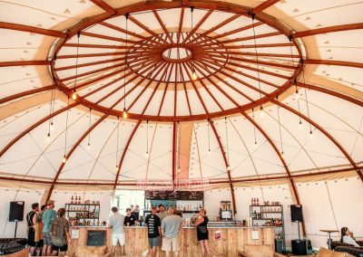 Luxury Glastonbury Festival Glamping Bar