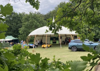 Serai Tent With Classic Cars